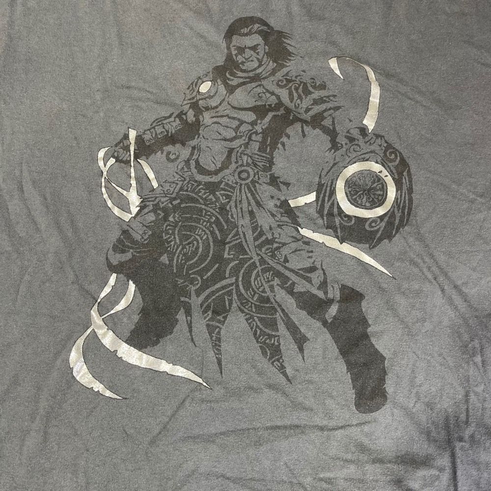 Magic The Gathering T-Shirt Gray‎ Graphic Tee Wizard Of The Coast MTG Large